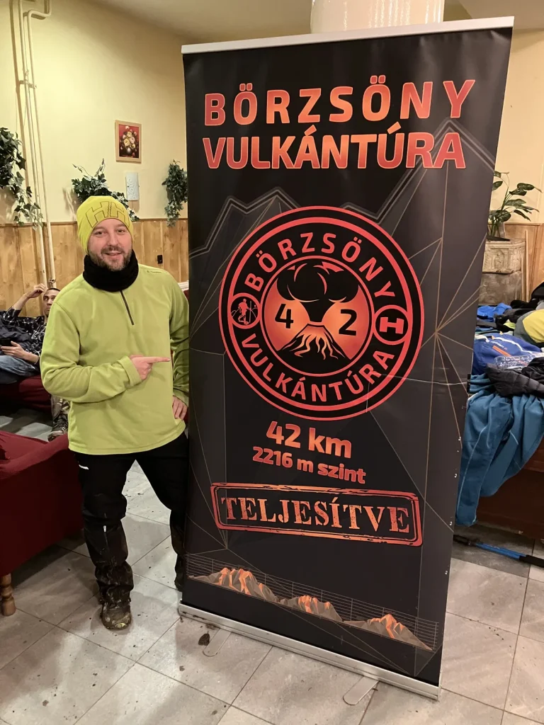 A Börzsöny Vulkántúra céljában.