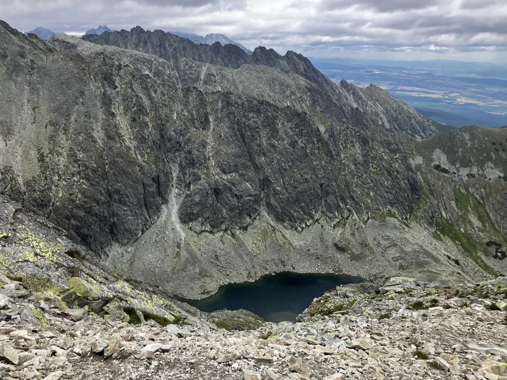 Kilátás a Magas-Tátrára.
